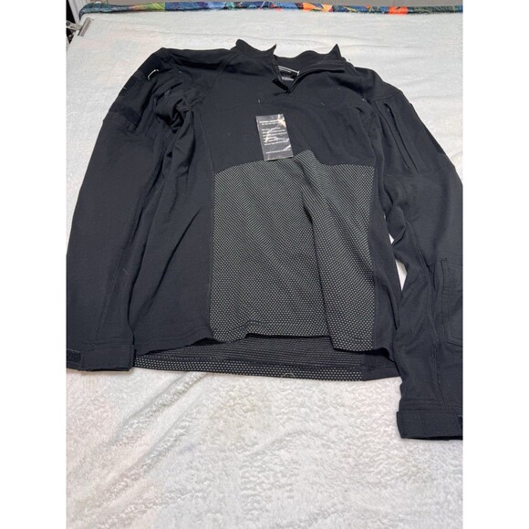 NWT Tactical Combat International Combat Shirt Pullover Black Patch Elbows L TCI - Picture 2 of 11